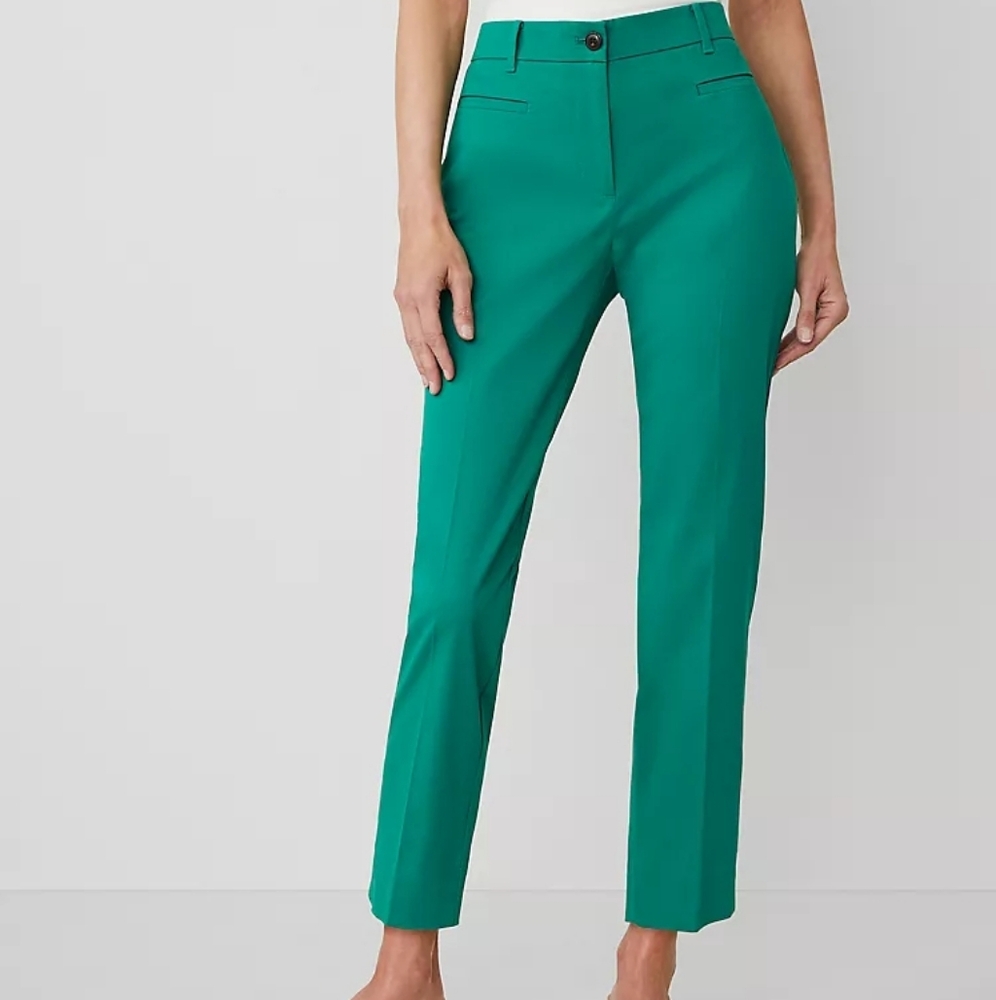 Ann Taylor Teal Ankle Pants